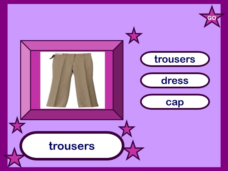 trousers dress cap trousers GO